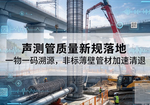 铁东声测管质量新规落地，一物一码溯源，非标薄壁管材加速清退